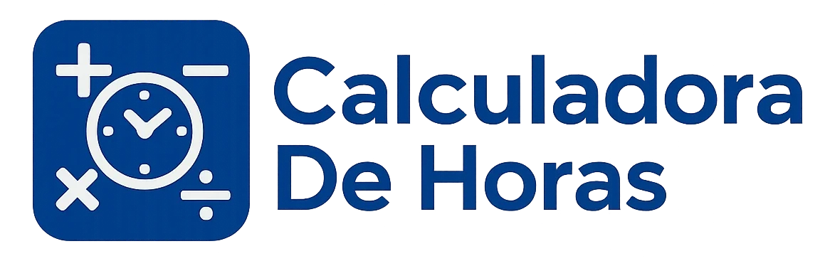 Logo da Calculadora de Horas – ferramenta online para calcular horas trabalhadas e extras conforme a CLT