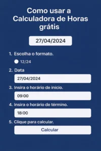 Como usar a Calculo de DSR 1