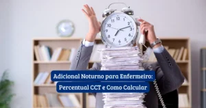 enfermeira trabalhando em plantão noturno no hospital adicional noturno enfermagem